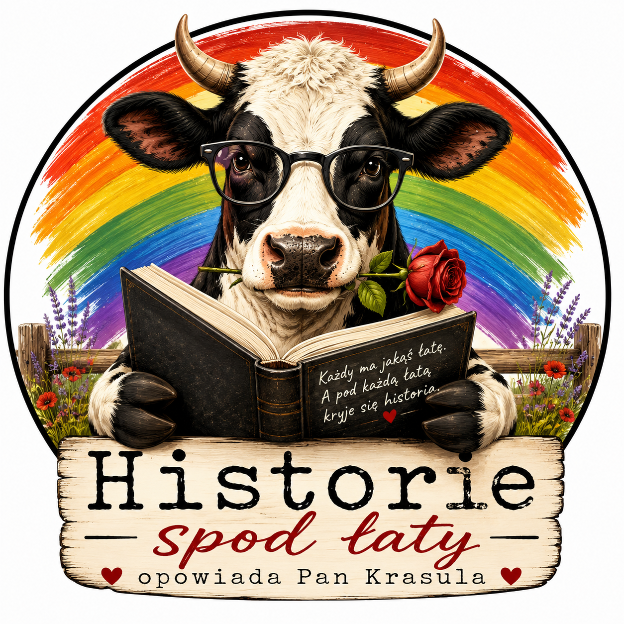 Logo Historie spod Łaty – Pan Krasula